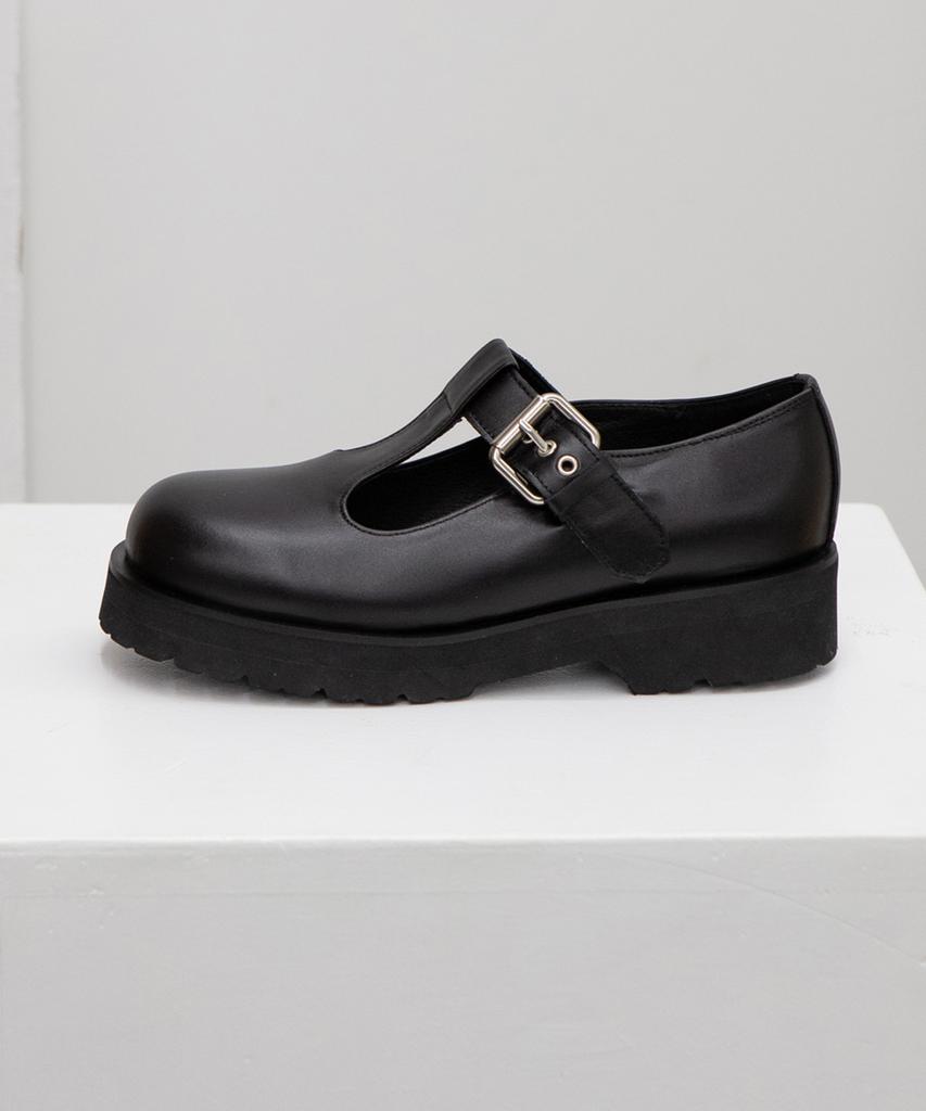 Twvp Moon T-Strap Loafers 23S03Bk
