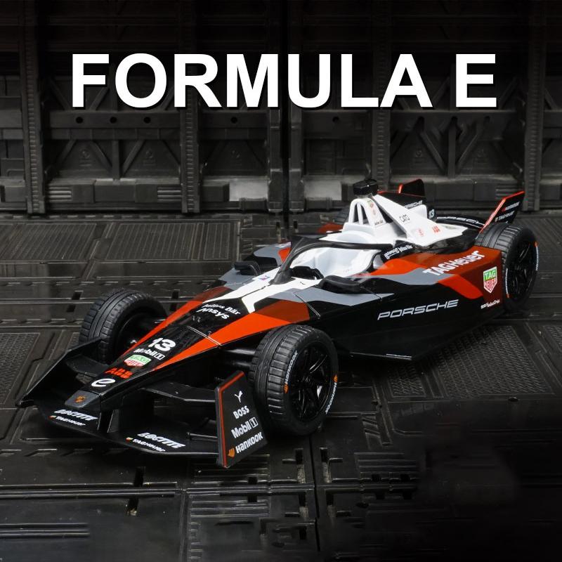 

1:24 FORMULA E NEOM Formula Racing Alloy Car Diecasts & Toy Vehicles Car Model Miniature Scale Model Car For Children