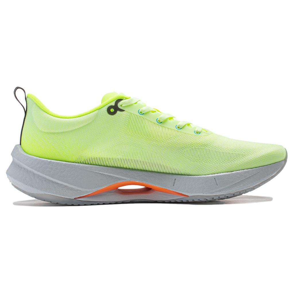 New LiNing Super Light 21 Cushioning Anti-Slip Wear-Resistant Breathability Low-Top Running Shoes Men's Yellow Green ARBU001-2