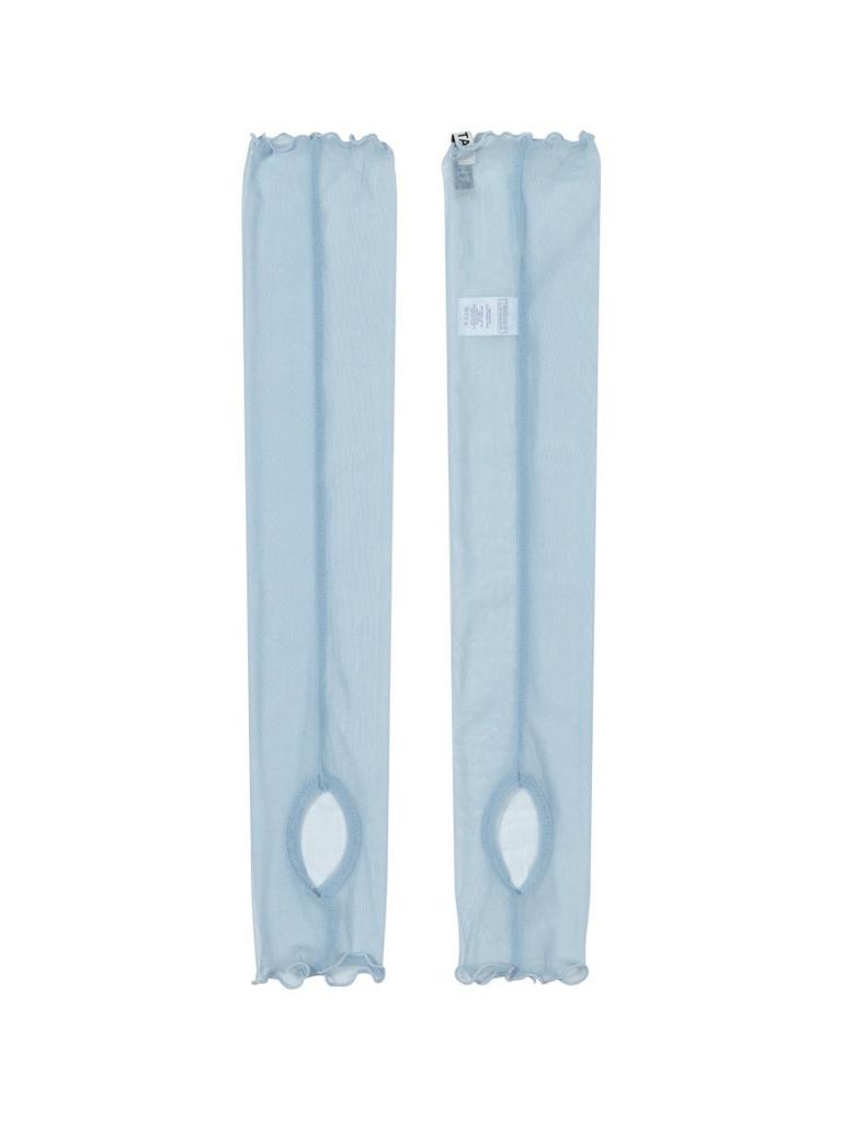 THEPORTA Mesh Leg Warmer, Sky Blue