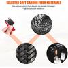Daeiclru Headlight Switch Button Frame Cover Trim Compatible with Nissan Frontier 2022-2025, Soft Carbon Fiber Headlight Switch Panel Cover Interior