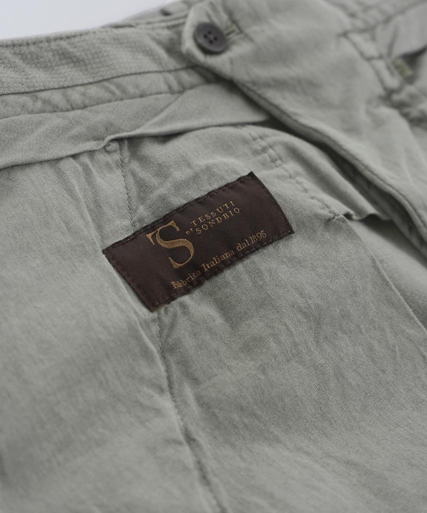 BIRBANTE Sondrio Stretch Satin Pants - Light Grey