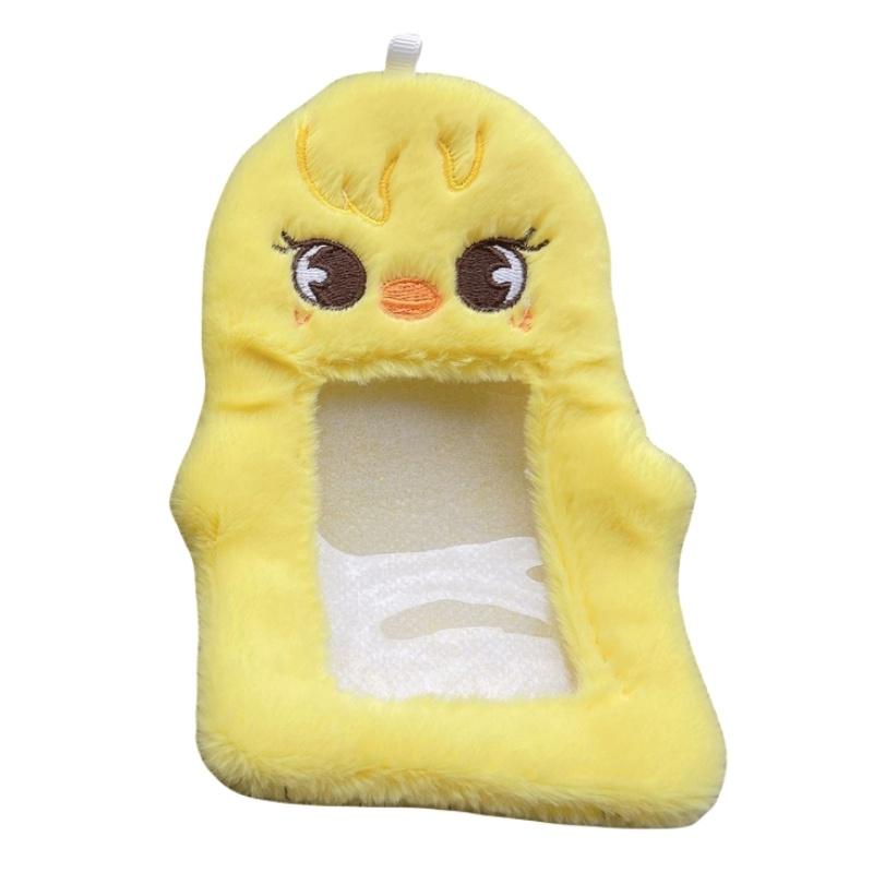 Skz White Rabbit Rabbit Fur Card Holder For Felix Bang Chan And Public Transportation Cards