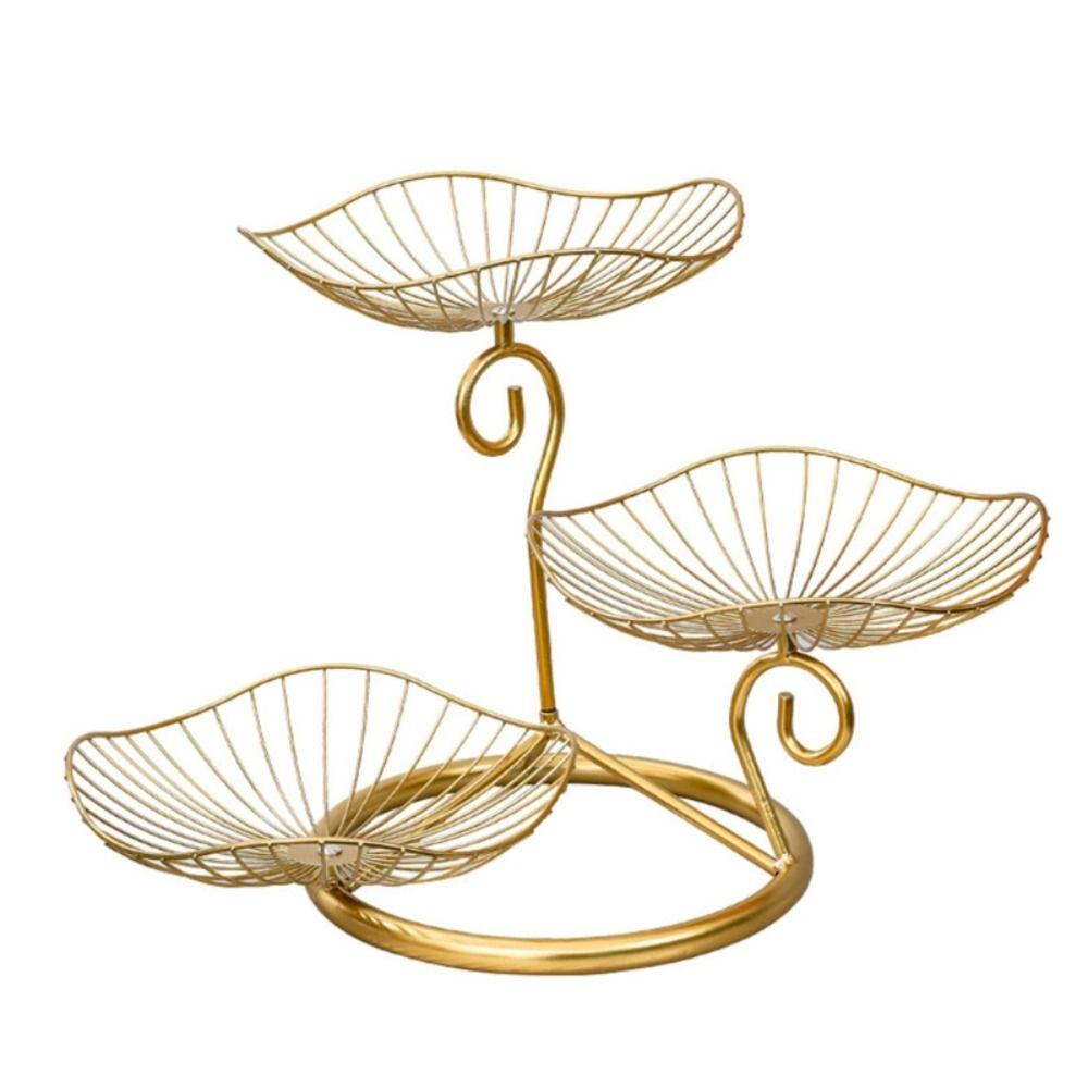 Not Easily Deformed Iron Fruit Stand Easy To Install Dessert Storage Rack  Kitchen