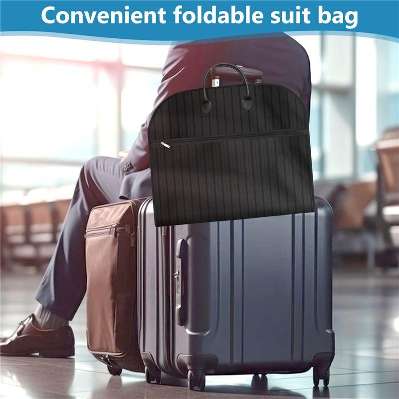 60X100cm Dust-Proof Dress Clothes Cover Case Suit Dress Garment Bag Storage Travel Carrier Coat Jacket Home Zipper Protector