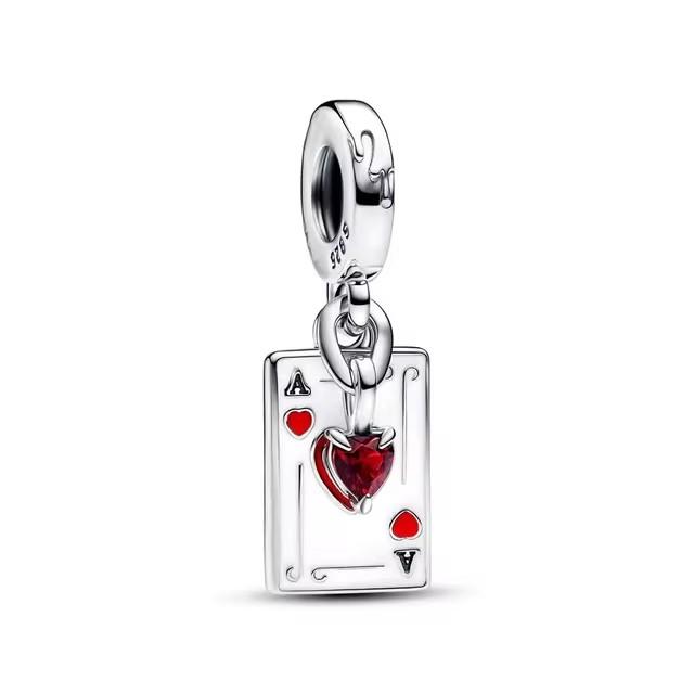 Hot Sell MINISO Disney 925 Silver Animals Mobilization Charms Beads Hot Original Bracelet Trinkets DIY Jewelry Women