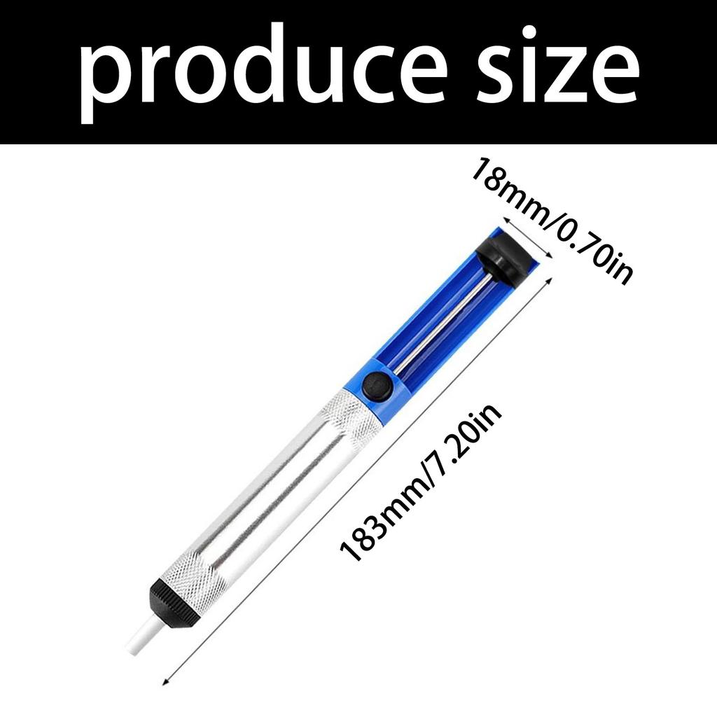 High Suction Solder Sucker:No Clog Desoldering Pump for Electronics & PCB Repair Soldering Iron Desolder