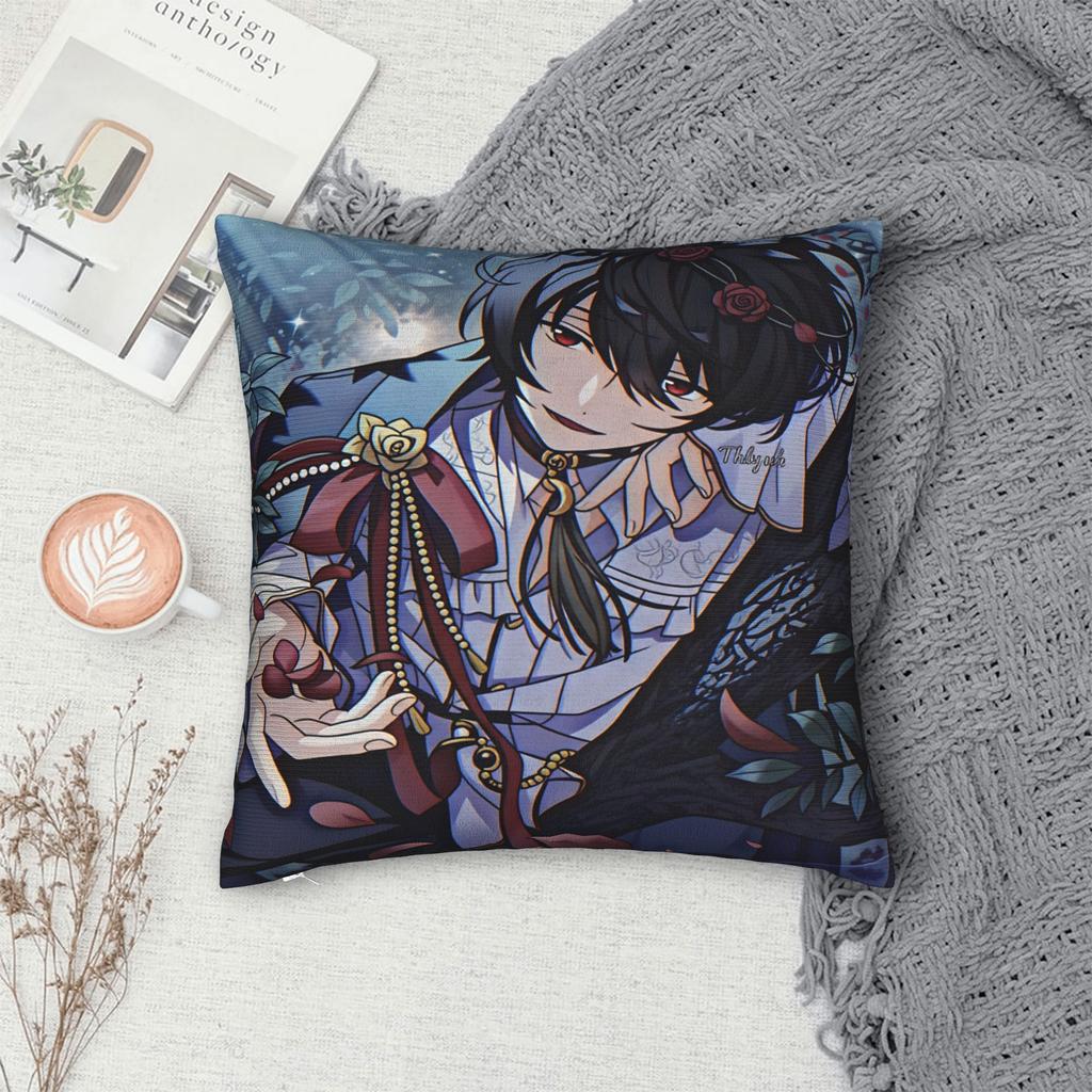 Pillow Cover Ensembles-Stars Kawaii Pillow Case For Living Room Chair Pillowcases