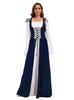 CosplayS-1XL Plus Médiéval Vintage Cour Reine Longue Robe Bal Fête Scène Performance Costume