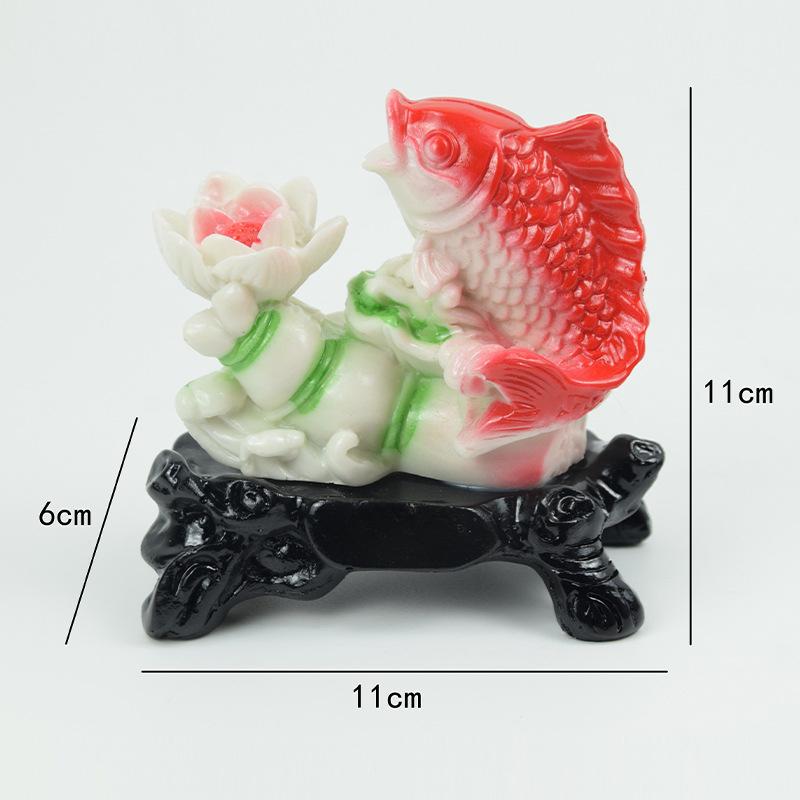 Festival High Cabbage Pen Simple Year After Year Fish Display Large Living Room Wine Cabinet Creative Gifts Small Display