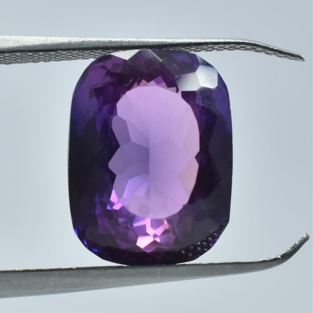 Natural Purple Sapphire Loose Gemstone Cushion Cut 10.25 ct Her September Birthday Birthstone