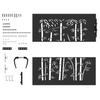 Garden Gate 85 X 100 Cm Powder Coated Steel Black