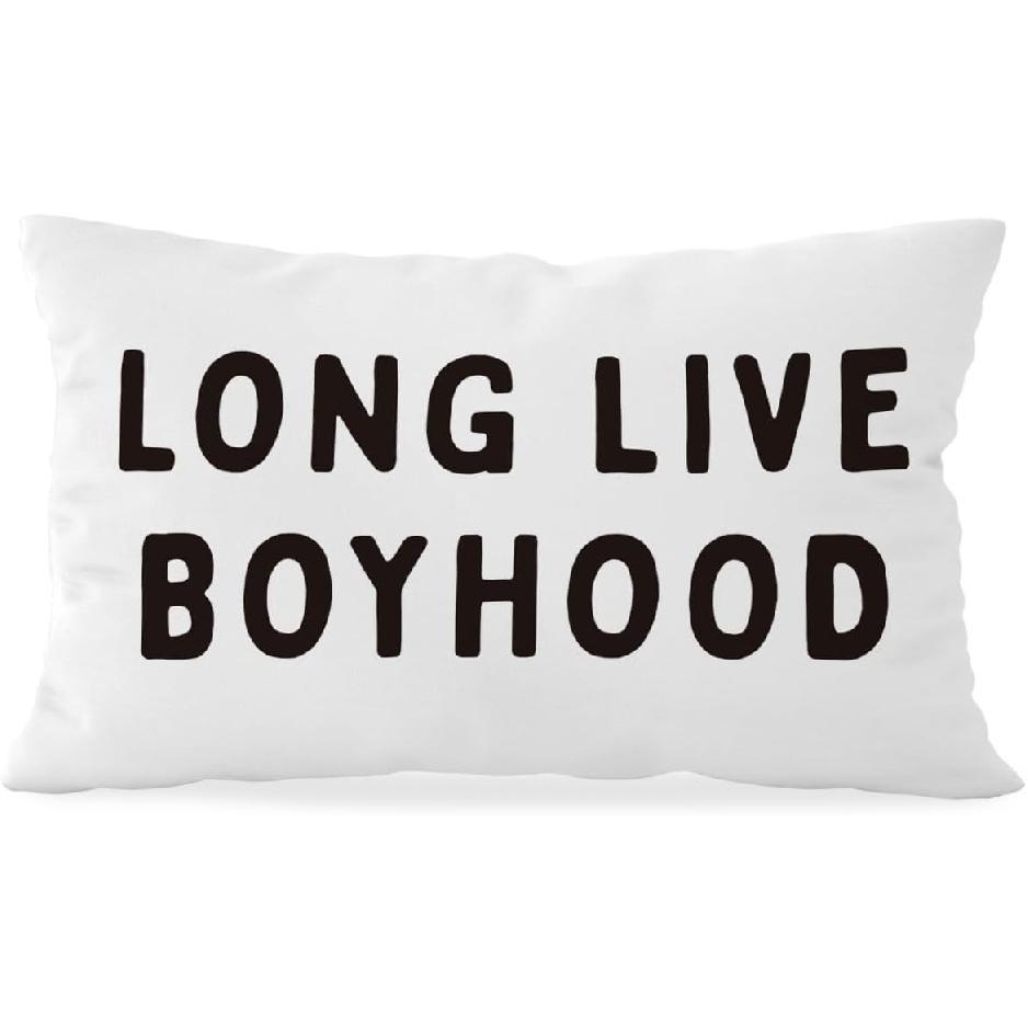 Boho Classroom Decor, Read Sign Polka Dot Throw Pillow Cover 12x20, Reading Nook Decor, Read Signs for Classroom, Reading Corner Decor for Classroom, Long Live Boyhood