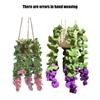 Cotton Crochet Plant Baskets, Car Rear View Decorations