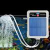 Air Pump For Aquarium Solar/USB Rechargeable Portable Waterproof Fish Aerator Aquarium Air Pumps For Home Office Tank Indoor