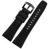 26mm For Seiko Watch with VELATURA Series Silicone Bracelet SRH006 SPC007 Black Men's Accessories