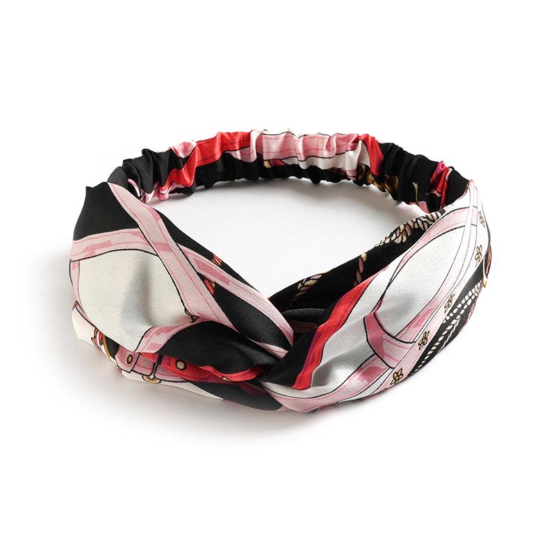 Fashion Women Girls Summer Bohemian Hair Bands Print Headbands Vintage Cross Turban Bandage Bandanas HairBands Hair Accessories