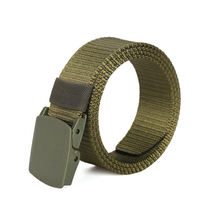 

Men s Tactical Nylon Belt - Metal-Free, Military Style for Outdoor and Labor Protection 120 cm