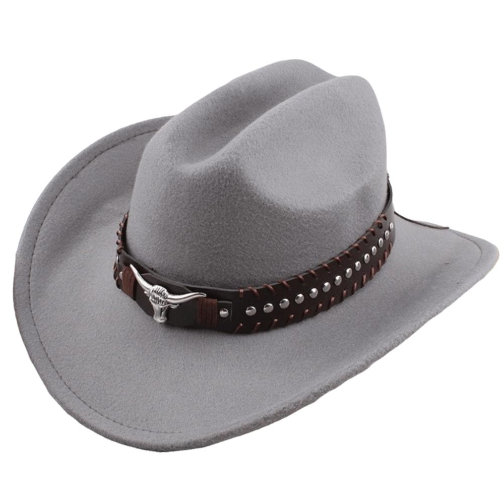 Soft Felt Cowgirl Hat Wide Brim Sun Hat Fashion Riding Hat Daily Use Style G