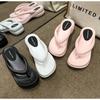 Soleist Thick Sole Wedges Flip Flops for Women 2025 Summer Non-slip Platform Sandals Woman Beach Slippers Girls Outdoor Flip Flops