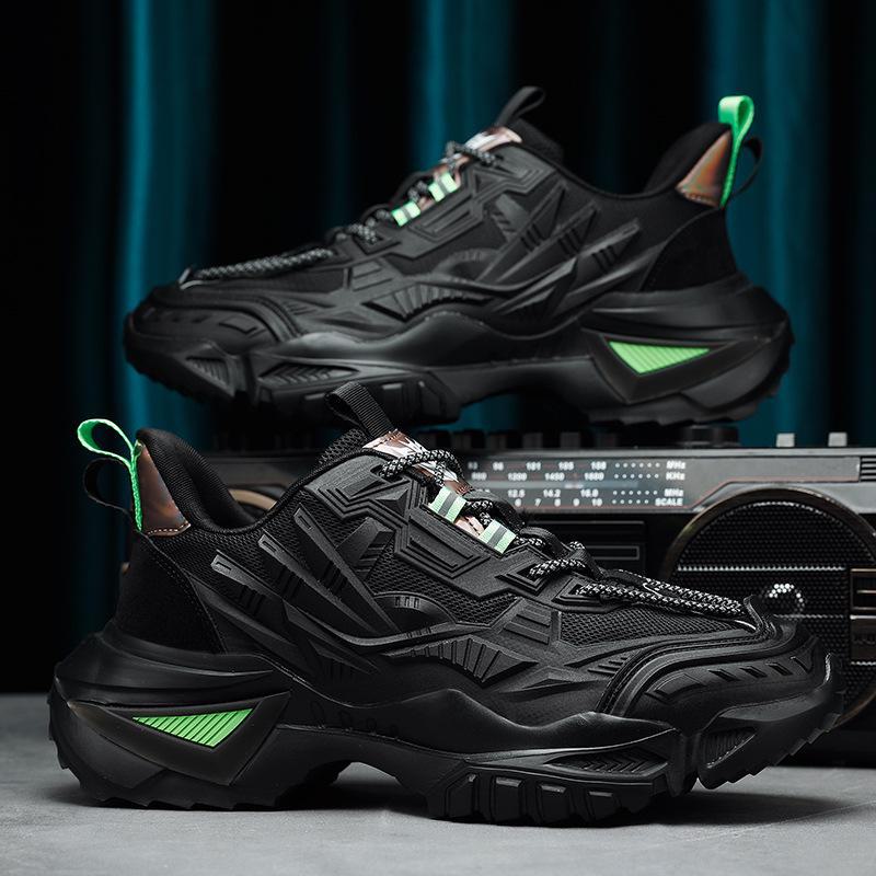 Men's 2023 Large Size Rotating Button Dad & Running Mecha Shoes