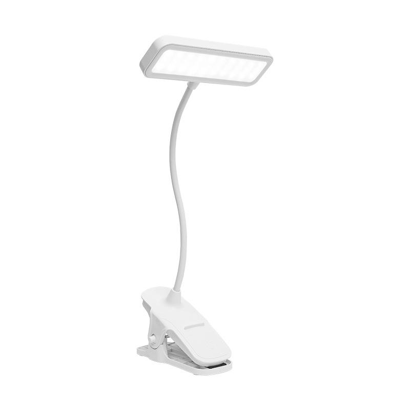 Dual Power LED Clip-on Desk Lamp for Study, Dorms, Kids & Reading - Bedside, Plug-in or Battery Use