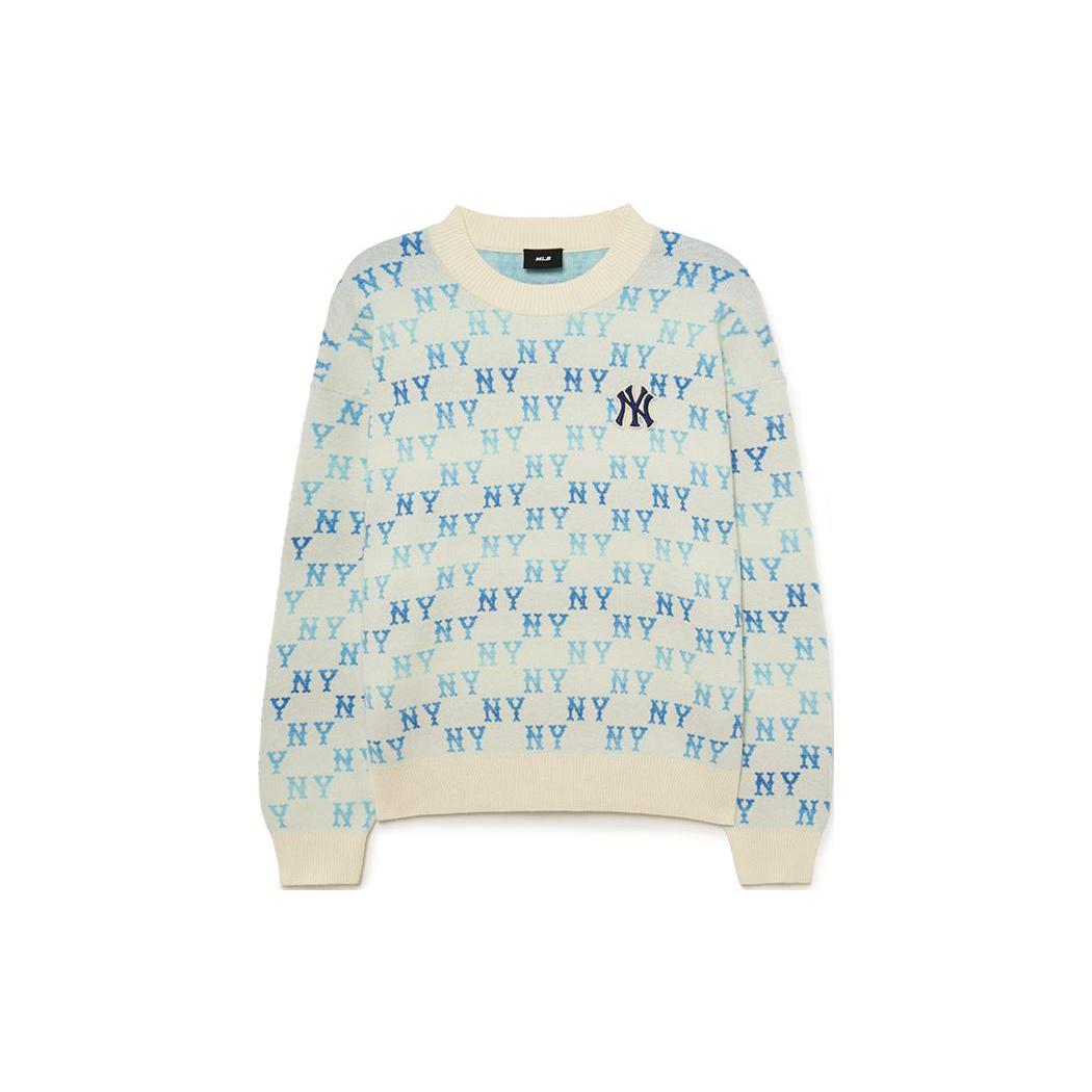 MLB Knitwear Unisex Dark Cream Crew Neck Moderate Other 3AKPM0434-50CRD XL