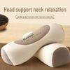 All-Cotton Cylindrical Buckwheat Pillow for Cervical Support and Adult Sleep Aid with Mugwort.