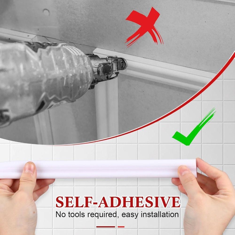 Self-Adhesive Chair Rail Panel Molding TPE Wall Protector NEW Wall Decoration Molding Trim  Mirror
