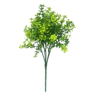 5-heads 3-branch Artificial Leaves Bouquet Simulation Grass Home Office Table Decor Leaves
