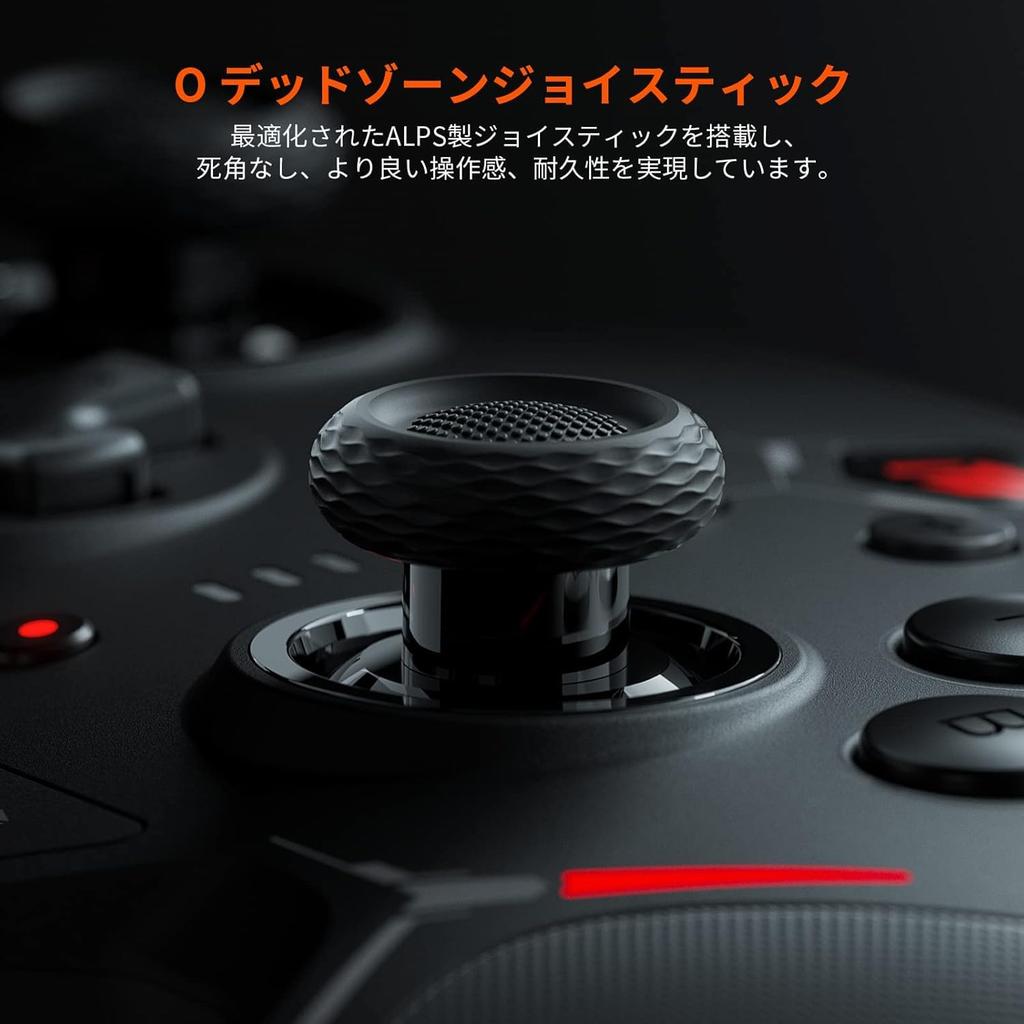 BIGBIG WON BLITZ Switch Controller with Macro Back Gyro HD NFC and Switch Includes Japanese Instruction Function, Buttons, 6-Axis Sensor, 3-Stage
