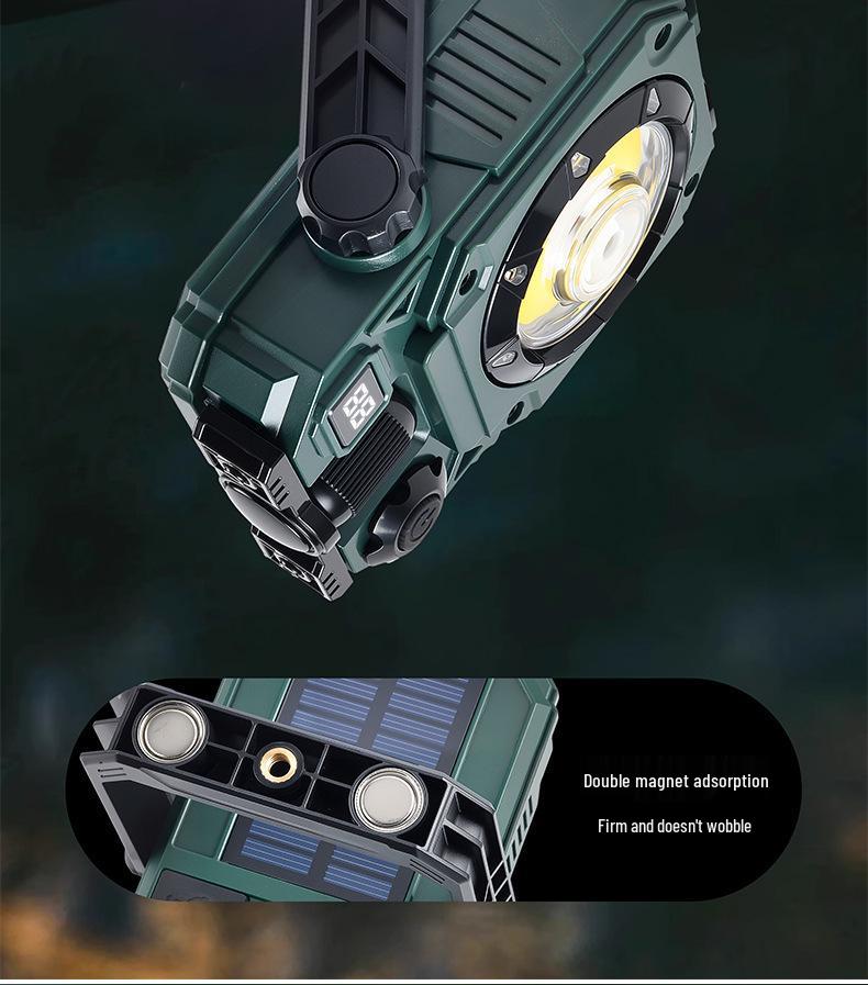 Waterproof Solar Camping Lantern - Bright, Long Battery, Multi-functional Emergency Light