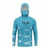 HUK Fishing Sunscreen Clothing Men's Ice Silk Fishing Clothing Summer Special Cover Breathable Fishing Sea Fishing Luya Sunscreen Clothing