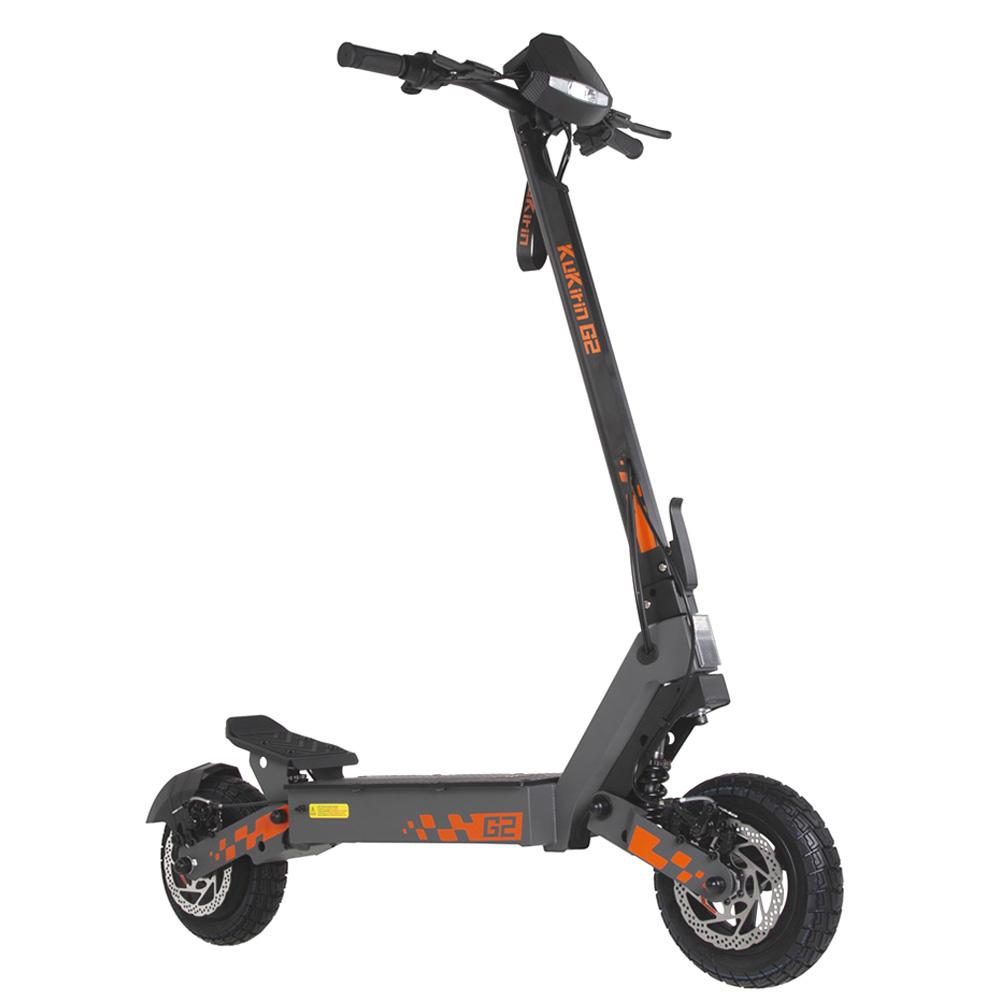 Kukirin G2 800W Urban Electric Scooter with 48V 15Ah, Aluminum Hybrid Frame, LED Display, Dual Disc Brakes, 10" Tyre, IP54 Waterproof