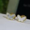 Butterfly earrings classic style  Electroplating gift for girl birthday gift Daily outfit for birthday party jewelry Gifts for Men and Women