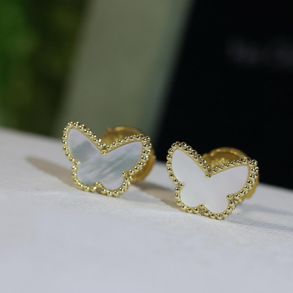 Butterfly earrings classic style Electroplating gift for girl birthday gift Daily outfit for birthday party jewelry Gifts for Men and Women