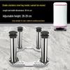 Universal Washing Machine & Refrigerator Stand with Stainless Steel Wheels