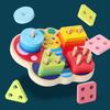 Design Color Butterfly And Shape Matching Column Set Children Puzzle Toy