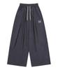 MUCENT Arion Pintuck Wide Elastic Waist Pants Unisex (2 Colors)