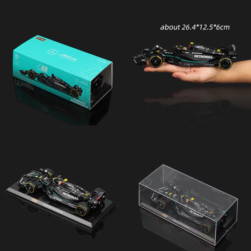 Burago 1:24 Mercedes-Amg F1 W14 E Performance Leichtmetall Auto Modell Formel Rennsport Diecast Spielzeug W15 Rb20 Sf24 Rb19 Sf23 Mcl38