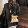 Belt Decoration Tote Bag Ins Handbag 2025 Niche Fashion Shoulder Messenger Women's Bag Cross-border