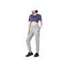 Asics Solid Color Outdoor Fleece Casual Elastic Straight Leg Knit Sports Pants Women Bottoms Light-Gray 2032C121-021