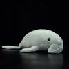 Cute Dugong Dugon Soft Stuffed Plush Toys Manatee Doll Simulation Cuddly Lifelike Dudongidae Ocean Animals Model Gift 36CM
