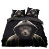Dream NS Dog Cat Bedding Set Home Textiles Duvet Cover Set Bedclothes 2/3PCS Bedding Set Twin Single Boys Adult New Year Gift