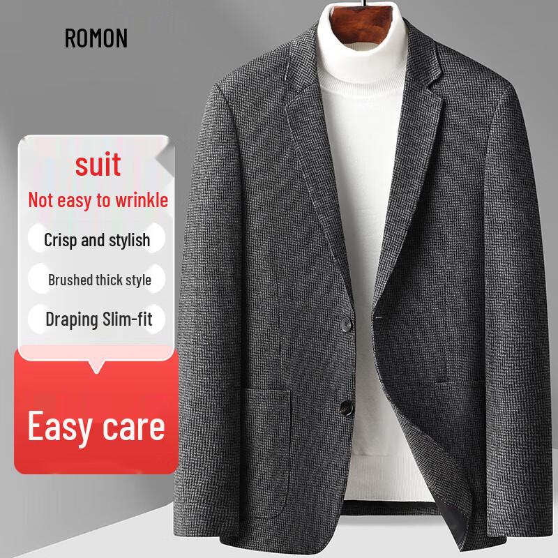 

Мужской приталенный блейзер в стиле business casual с эластичной тканью XL