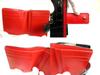 Autentyczny portfel bifold Christian Louboutin Loubi54 skórzany czarno-czerwony #a911 Odnowiony
