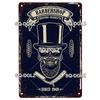 Vintage Metal Tin Sign Retro Barber Shop Wall Decor Aluminum Shaving Haircut Poster Plaque
