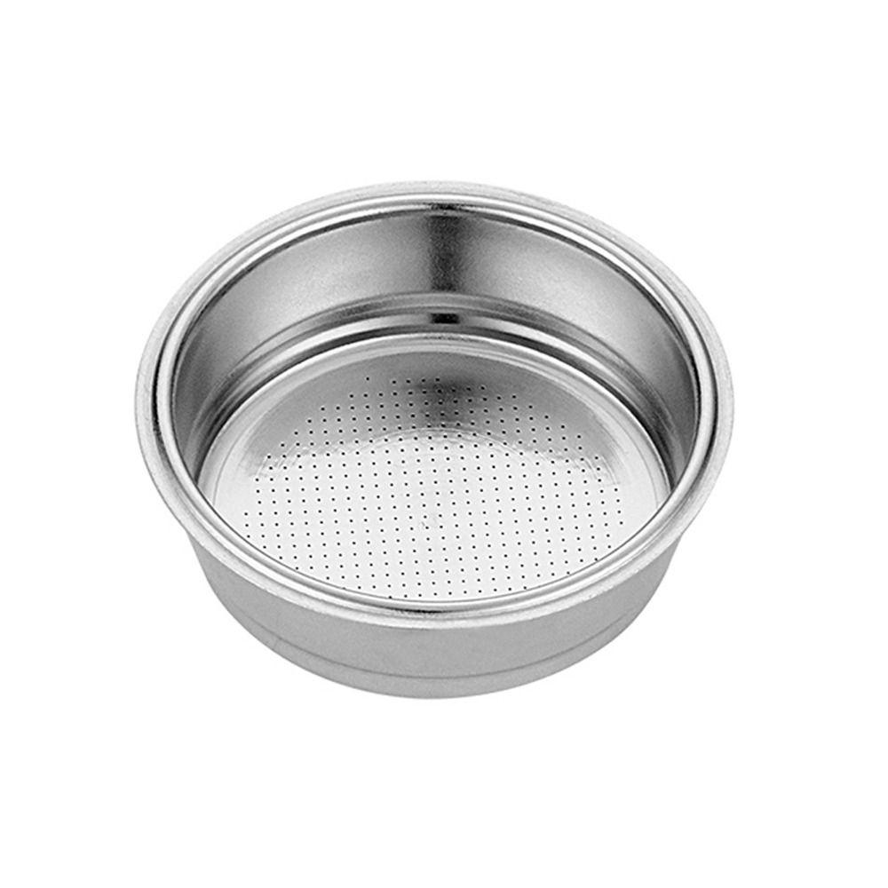 1 Stück 1 Tasse 2 Tassen Kaffeefilterkorb Druck 51/58mm Sauberer Korb 304 Edelstahl Einlagiger Kaffeemaschinenfilter