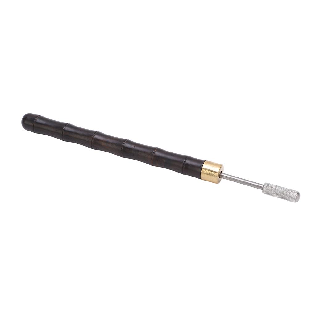Leather Edge Dye Pen Glossy Rolling Bamboo Shape Leather Dye Pen with Sandalwood Handle Edge Dye Pen for Leather DIY Craft