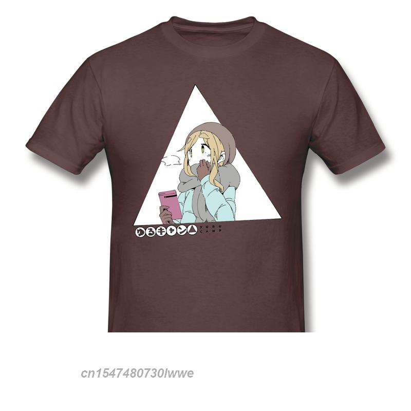 Unisex Camp TShirt Interesting Leisure Jacket Stewardess Inuyama Yuru Camp 100 Cotton TShirt Harajuku Tshirt S